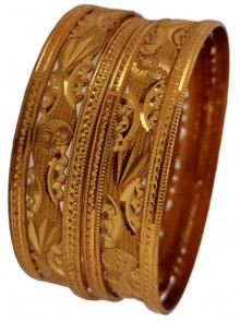 Gold Plated Bangles